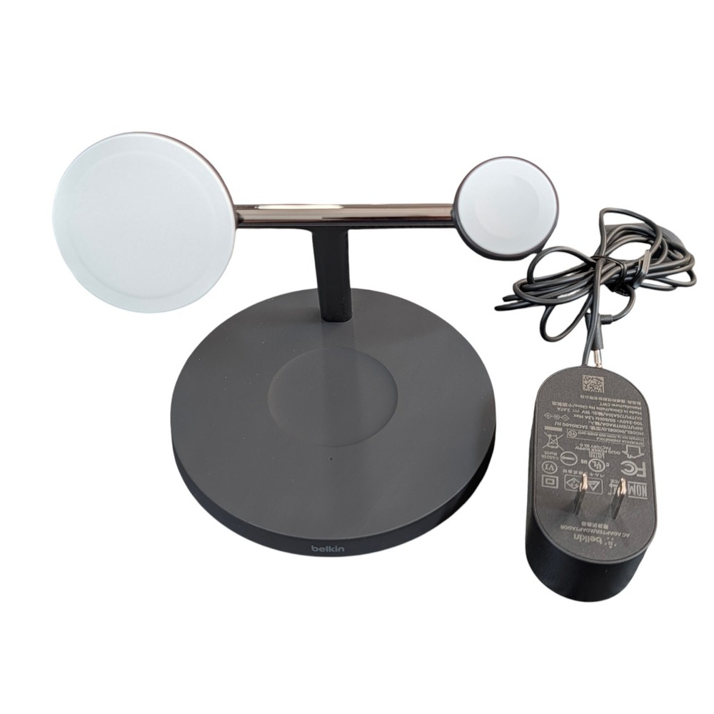 Bb3 Belkin‎ MagSafe 3-in-1 Wireless Charging Station WIZ009 - Black Used